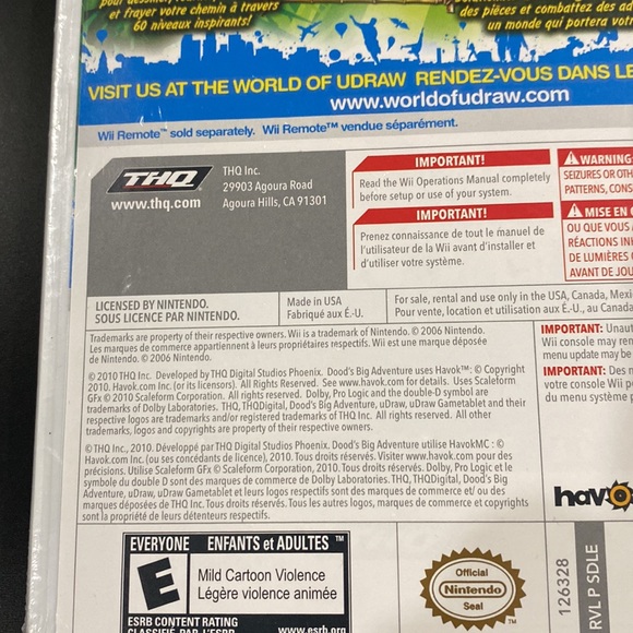 NEW: Dood’s Big Adventure - Nintendo Wii Game - Picture 3 of 4